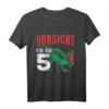 Kinder Dinosaurier T-Shirt - Vorsicht ich bin schon 5 Dinosaurier T Rex zum Geburtstag & Dino-Fans Geschenk