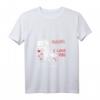 Damen Rawr bedeutet, ich liebe dich Dinosaurier T-Rex T-Shirt mit V-Ausschnitt – Modisches Liebesmotiv im Grunge-Design