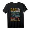 Lustiges HapOwl T-Rex Papa T-Shirt - Für starke, mutige Väter mit Humor