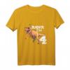 Kinder 4 Jahre alt Geburtstag Dinosaurier T-Rex T-Shirt - Lustiges Dino Roar Design für Jungen, perfekte Geburtstagsgeschenkidee