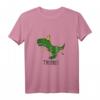 Treerex T-Shirt mit weihnachtlichem Tiermotiv - Lustiges Dinosaurier T-Rex Shirt für Weihnachten & Partyanlässe