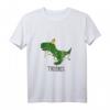 Treerex T-Shirt mit weihnachtlichem Tiermotiv - Lustiges Dinosaurier T-Rex Shirt für Weihnachten & Partyanlässe