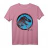 Jurassic World Black and Blue Cracked Logo T-Shirt - Offiziell lizenzierte Dinosaurier-Kleidung für Fans