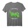 T-Rex Hates Push Ups Dinosaur Dino Gym Fitness Workout Funny T-Shirt – Lustiges Geschenk für Fitness- und Dino-Fans, ideal für Geburtstage & Feiertage