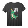 Two Rex 2nd Birthday Boy T-Rex Dinosaur Party T-Shirt - Lustiges Geburtstagsoutfit für Kinder, Jungen & Mädchen