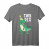 Two Rex 2nd Birthday Boy T-Rex Dinosaur Party T-Shirt - Lustiges Geburtstagsoutfit für Kinder, Jungen & Mädchen