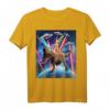 Space Cat Riding Dinosaur T rex Laser Eyes UFO - Lustiges Tier T-Shirt für Katzen- und Dinosaurierfans, perfekt für Geburtstage, Weihnachten & Halloween