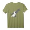 Lustiges Papageien T-Shirt mit schreienendem Kakadu und T-Rex Schatten - Humorvolles Vogel- und Meme-Design für Tier- und Dinosaurier-Fans