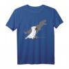 Lustiges Papageien T-Shirt mit schreienendem Kakadu und T-Rex Schatten - Humorvolles Vogel- und Meme-Design für Tier- und Dinosaurier-Fans