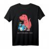 Schlimmsten Drummer Ever – Lustiges Dinosaurier T-Rex Drum T-Shirt für Dinosaurier- und Musikliebhaber