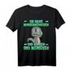 T-Rex Ich Hasse Morgenmenschen T-Shirt - Lustiges Geschenk für Langschläfer & Kaffeeliebhaber