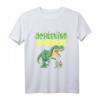 Kinder Schulkind 2022 Dinosaurier T-Rex Einschulung T-Shirt – Lustiges Geschenk für den Schulstart, passend für Jungen und Mädchen
