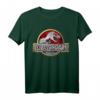 Jurassic Park Classic Chrome Logo T-Rex T-Shirt - Offiziell lizenzierte Dinosaurier Fanbekleidung