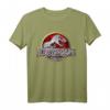 Jurassic Park Classic Chrome Logo T-Rex T-Shirt - Offiziell lizenzierte Dinosaurier Fanbekleidung