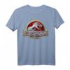 Jurassic Park Classic Chrome Logo T-Rex T-Shirt - Offiziell lizenzierte Dinosaurier Fanbekleidung
