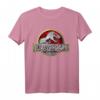 Jurassic Park Classic Chrome Logo T-Rex T-Shirt - Offiziell lizenzierte Dinosaurier Fanbekleidung