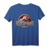Jurassic Park Classic Chrome Logo T-Rex T-Shirt - Offiziell lizenzierte Dinosaurier Fanbekleidung