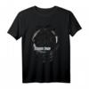 Jurassic Park Slashed White Glow T-Rex Logo T-Shirt - Lizenziertes Dinosaurier-Design für Fans