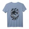 Jurassic Park Slashed White Glow T-Rex Logo T-Shirt - Lizenziertes Dinosaurier-Design für Fans
