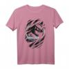 Jurassic Park Slashed White Glow T-Rex Logo T-Shirt - Lizenziertes Dinosaurier-Design für Fans