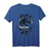 Jurassic Park Slashed White Glow T-Rex Logo T-Shirt - Lizenziertes Dinosaurier-Design für Fans