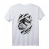 Jurassic Park Slashed White Glow T-Rex Logo T-Shirt - Lizenziertes Dinosaurier-Design für Fans