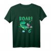 Kinder Dinosaurier T-Shirt zum 6. Geburtstag - Niedliches Dino T-Rex Roar Geschenk für Jungen und Mädchen