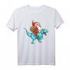 Weihnachtshemden für Kinder Santa Dinosaurier T Rex – Lustiges Familienoutfit & Geschenkidee für Dinosaurier- und Weihnachtsliebhaber
