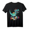 Kinder T-Rex Dinosaurier Comic Einschulung 2021 - Lustiges Schulkind T-Shirt für den ersten Schultag & Schultütenfüller