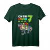 Kinder Geburtstagsshirt 7 Jahre Jungen Dinosaurier T-Rex - Lustiges Dino T-Shirt für Geburtstags- und Einschulungsgeschenke