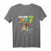 Kinder Geburtstagsshirt 7 Jahre Jungen Dinosaurier T-Rex - Lustiges Dino T-Shirt für Geburtstags- und Einschulungsgeschenke