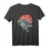 Lustiges Halloween T-Rex Shirt mit Dabbing Skeleton, Jack-O-Lantern & Vampir - Perfekt für Halloween-Partys & Kostüme