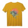 Lustiges Halloween T-Rex Shirt mit Dabbing Skeleton, Jack-O-Lantern & Vampir - Perfekt für Halloween-Partys & Kostüme