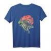Lustiges Halloween T-Rex Shirt mit Dabbing Skeleton, Jack-O-Lantern & Vampir - Perfekt für Halloween-Partys & Kostüme