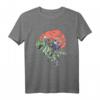 Lustiges Halloween T-Rex Shirt mit Dabbing Skeleton, Jack-O-Lantern & Vampir - Perfekt für Halloween-Partys & Kostüme