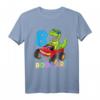 8 Jahre Junge Dino Shirt mit Monster Truck & T-Rex Motiv – Perfektes Geburtstagsshirt für Dino- und Truck-Fans