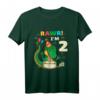 Kinder Rawr I'm 2 Dinosaur Geburtstags T-Shirt – Perfektes Dino-Themenparty-Outfit für 2-Jährige Jungen und Mädchen