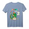 Kinder Rawr I'm 2 Dinosaur Geburtstags T-Shirt – Perfektes Dino-Themenparty-Outfit für 2-Jährige Jungen und Mädchen