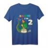Kinder Rawr I'm 2 Dinosaur Geburtstags T-Shirt – Perfektes Dino-Themenparty-Outfit für 2-Jährige Jungen und Mädchen