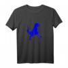 Blauer Dinosaurier T-Rex geht T-Shirt – Perfekt für Dinosaurier-Fans und Saurierliebhaber