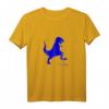 Blauer Dinosaurier T-Rex geht T-Shirt – Perfekt für Dinosaurier-Fans und Saurierliebhaber