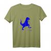 Blauer Dinosaurier T-Rex geht T-Shirt – Perfekt für Dinosaurier-Fans und Saurierliebhaber