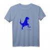 Blauer Dinosaurier T-Rex geht T-Shirt – Perfekt für Dinosaurier-Fans und Saurierliebhaber