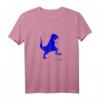Blauer Dinosaurier T-Rex geht T-Shirt – Perfekt für Dinosaurier-Fans und Saurierliebhaber