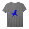 Blauer Dinosaurier T-Rex geht T-Shirt – Perfekt für Dinosaurier-Fans und Saurierliebhaber