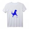 Blauer Dinosaurier T-Rex geht T-Shirt – Perfekt für Dinosaurier-Fans und Saurierliebhaber
