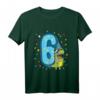 Kinder 6. Geburtstag T-Shirt Lustiger Dino mit T-Rex - Perfektes Geschenk für Dino-Fans, Geburtstagsfeier und Kinder Geburtstag
