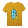 Kinder 6. Geburtstag T-Shirt Lustiger Dino mit T-Rex - Perfektes Geschenk für Dino-Fans, Geburtstagsfeier und Kinder Geburtstag