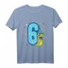 Kinder 6. Geburtstag T-Shirt Lustiger Dino mit T-Rex - Perfektes Geschenk für Dino-Fans, Geburtstagsfeier und Kinder Geburtstag