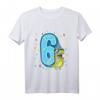 Kinder 6. Geburtstag T-Shirt Lustiger Dino mit T-Rex - Perfektes Geschenk für Dino-Fans, Geburtstagsfeier und Kinder Geburtstag